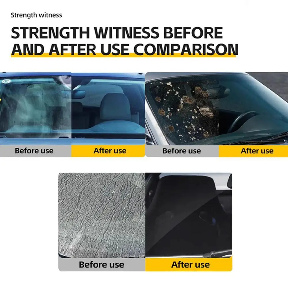 150ml Liquid Car Windshield Polish Glass Glass Protector Oil Film Car Water Stain Remover Window Glass Scratch Remover Cleaner