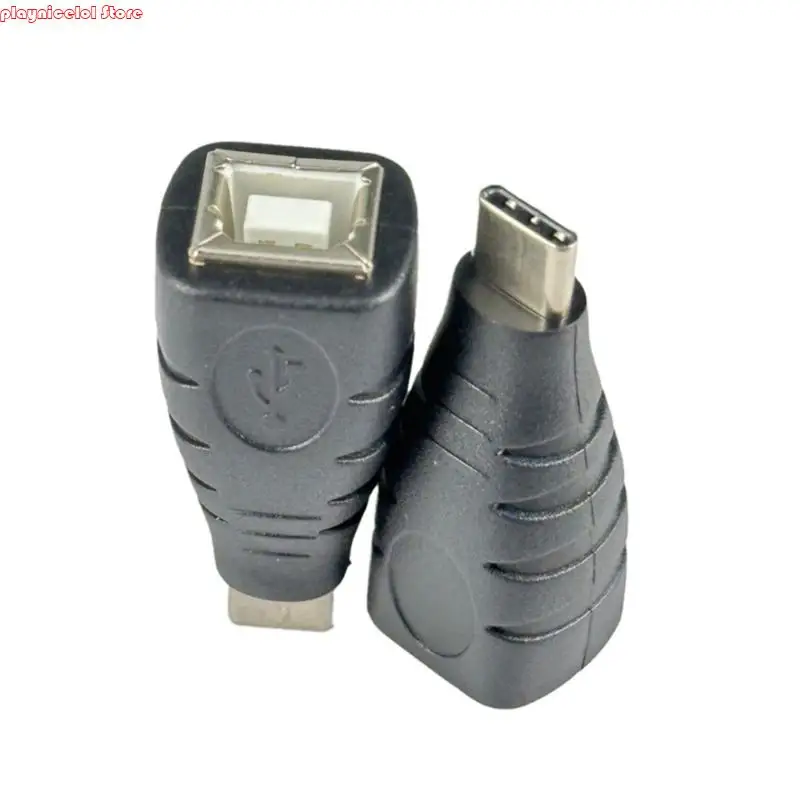 E8BA Universal USB C Type C Male to USB B Female Printer Scanner USB C to USB B Plug