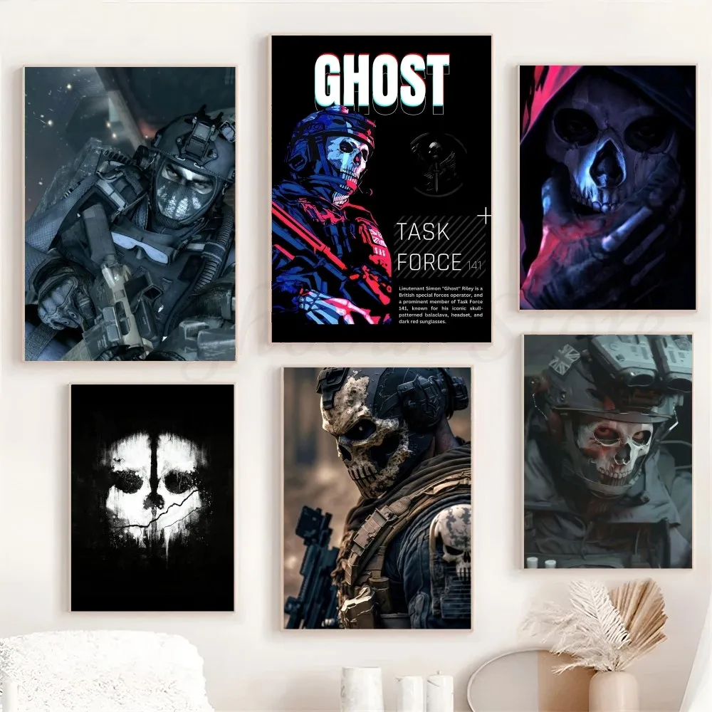 COD Call Of Duty G-Ghosts Poster Poster Art Print Bar Living Room Furniture Decor