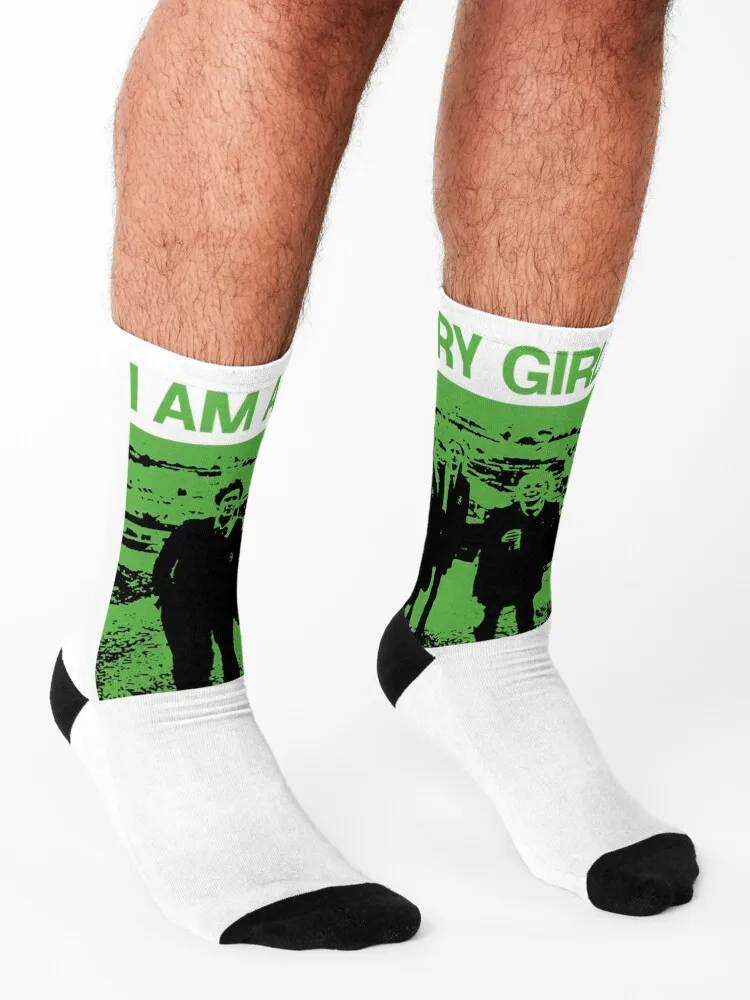 Mens My Favorite I Am A Derry Girl Derry Girls Funny Graphic Gifts Socks floral floor kawaii Boy Child Socks Women's