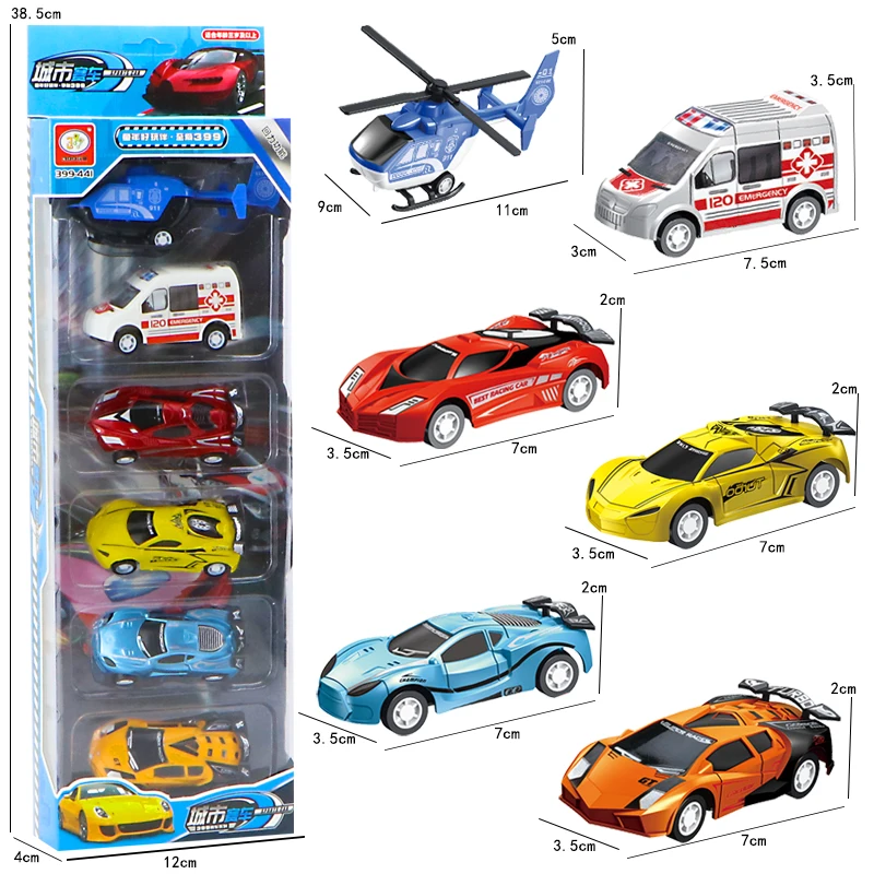 ZK20 1:64 niño coche excavadora juguete modelo conjunto tirar hacia atrás Tractor avión de inercia tren de simulación juego Montessori juguetes para niños de 3 años