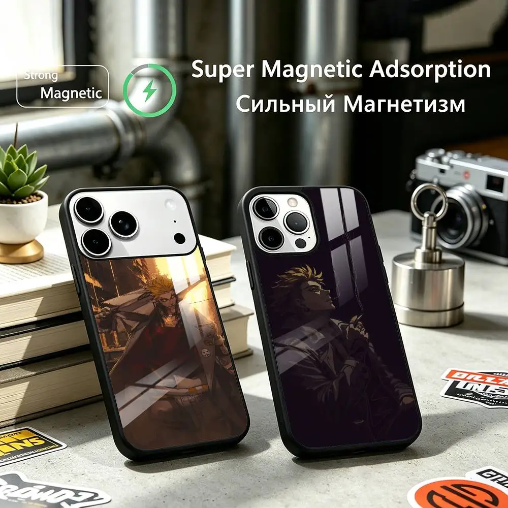 G-Gachiakuta Enjin Anime Phone Case For iPhone17,16,15,14,13,12 Plus,Pro Allows magnetic wireless charging