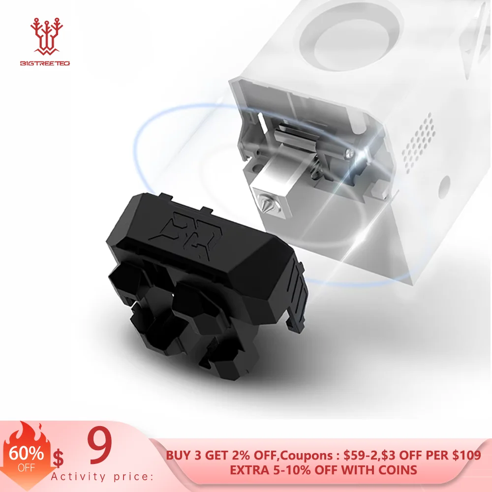 

BIGTREETECH Panda Jet Nylon Cooling Fan Duct Durable Upgrade Precision Cooling For Bambu lab P1P P1S X1C X1E 3D Printer Parts