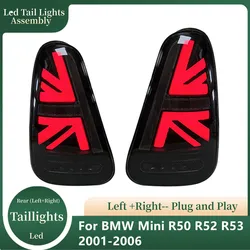 12V LED Tail Light For BMW Mini Cooper R50 R52 R53 2001-2006 Accessories Modified Car Union Jack Styling Led Rear Light Assembly