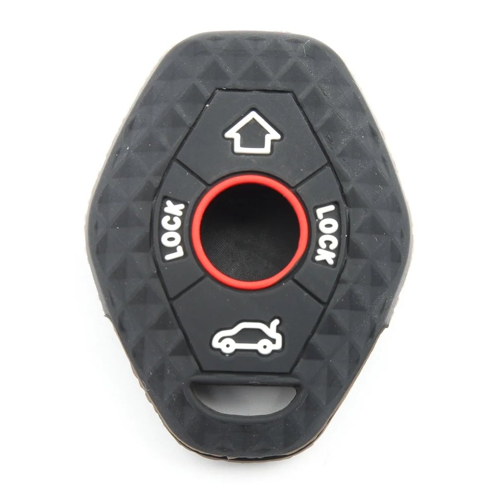 

4Button High Quality Silicone Remote Car Key Cover Holder Key Case for Bmw E46 E39 E53 X5 X3 E83 X3 Serie 7 5 3 330i Accessories