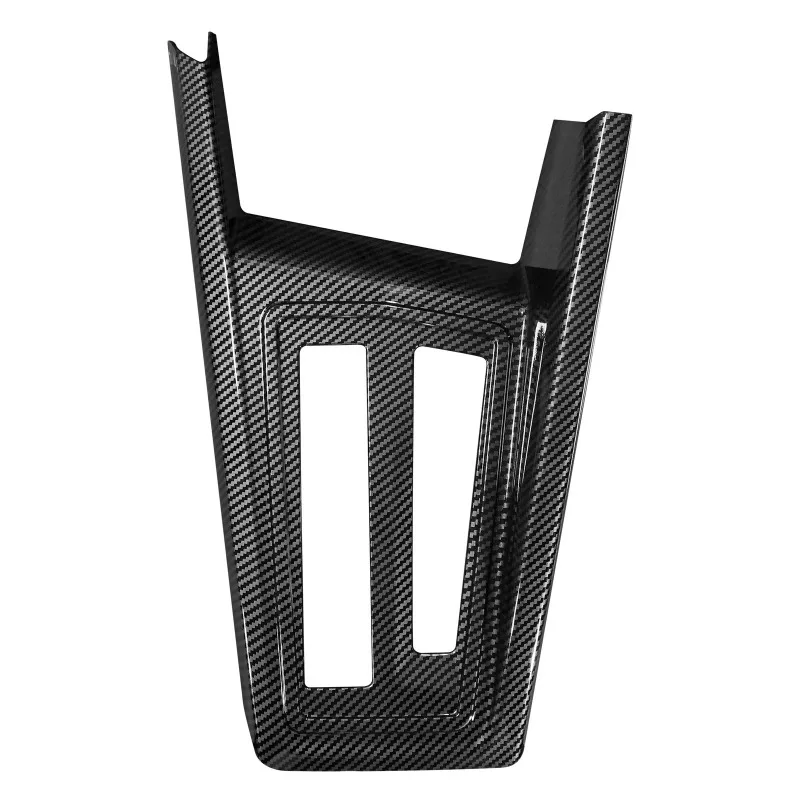 ABS Carbon Fiber Center Console Trim Panel Cover for VW Golf 8 MK8 GTE GTD R-Line LHD Interior Dashboard Gear Shift Decoration view 3