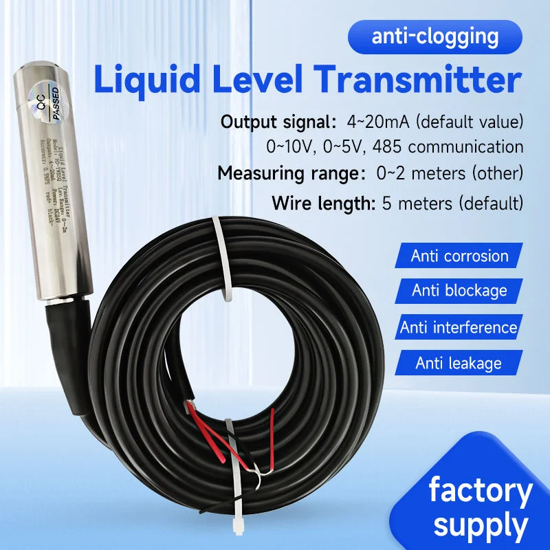 Stainless Steel Water and Level Sensors for Measuring Liquids Transmitters Product Categories Level Measuring Instruments