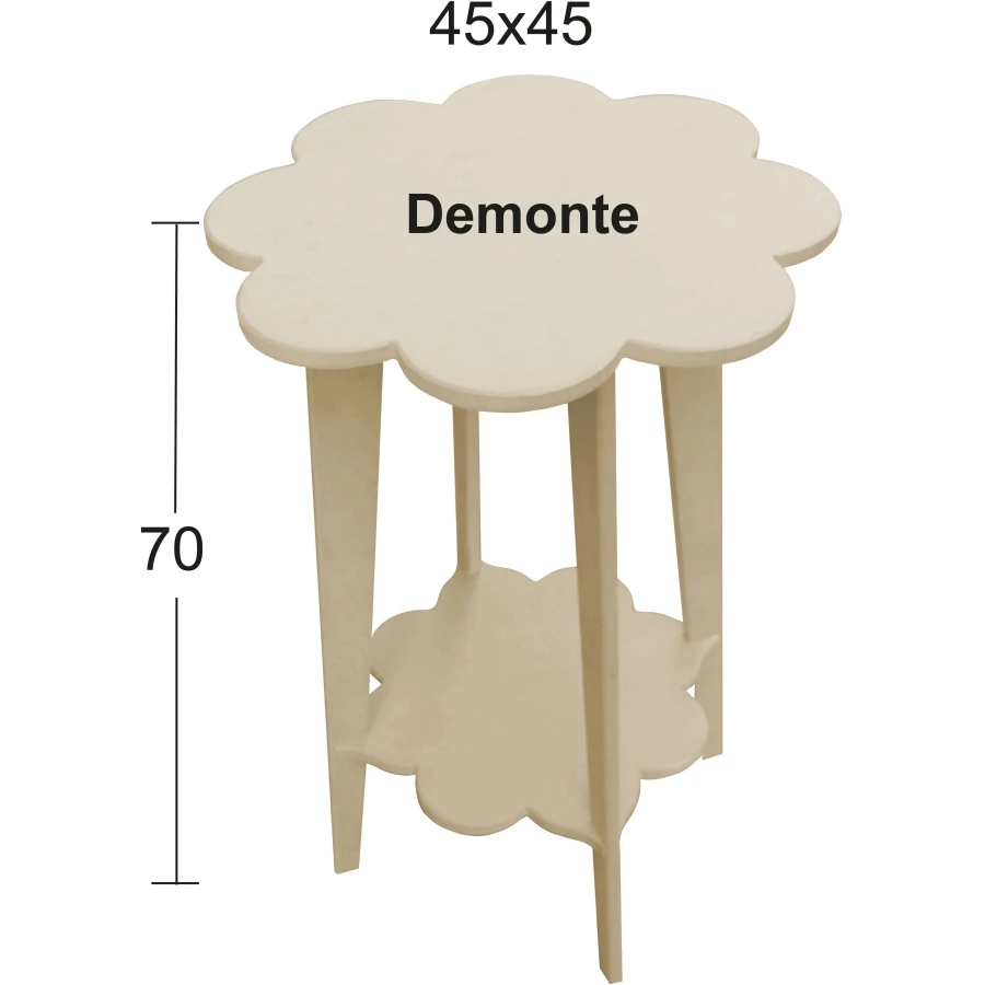 SP566 Daisy Coffee Table, Disassemble Can Be Painted Wood Coffee Table