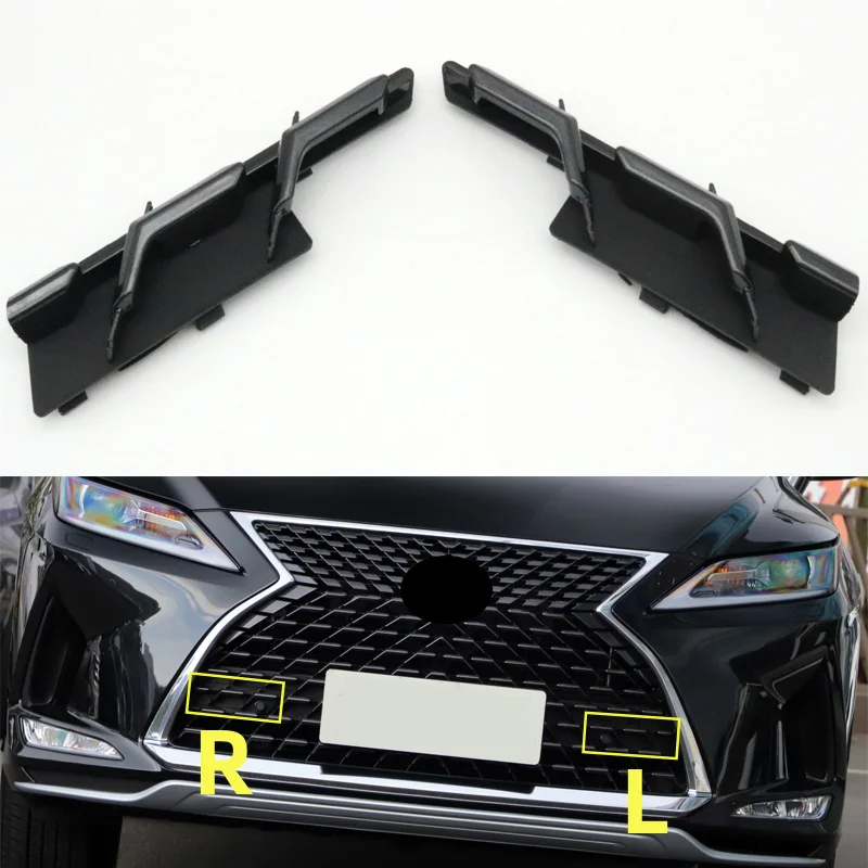 

For Lexus RX350 RX450h 2020 2021 2022 Car Front Grille BumperTowing Eye Hook Hauling Cover Trim