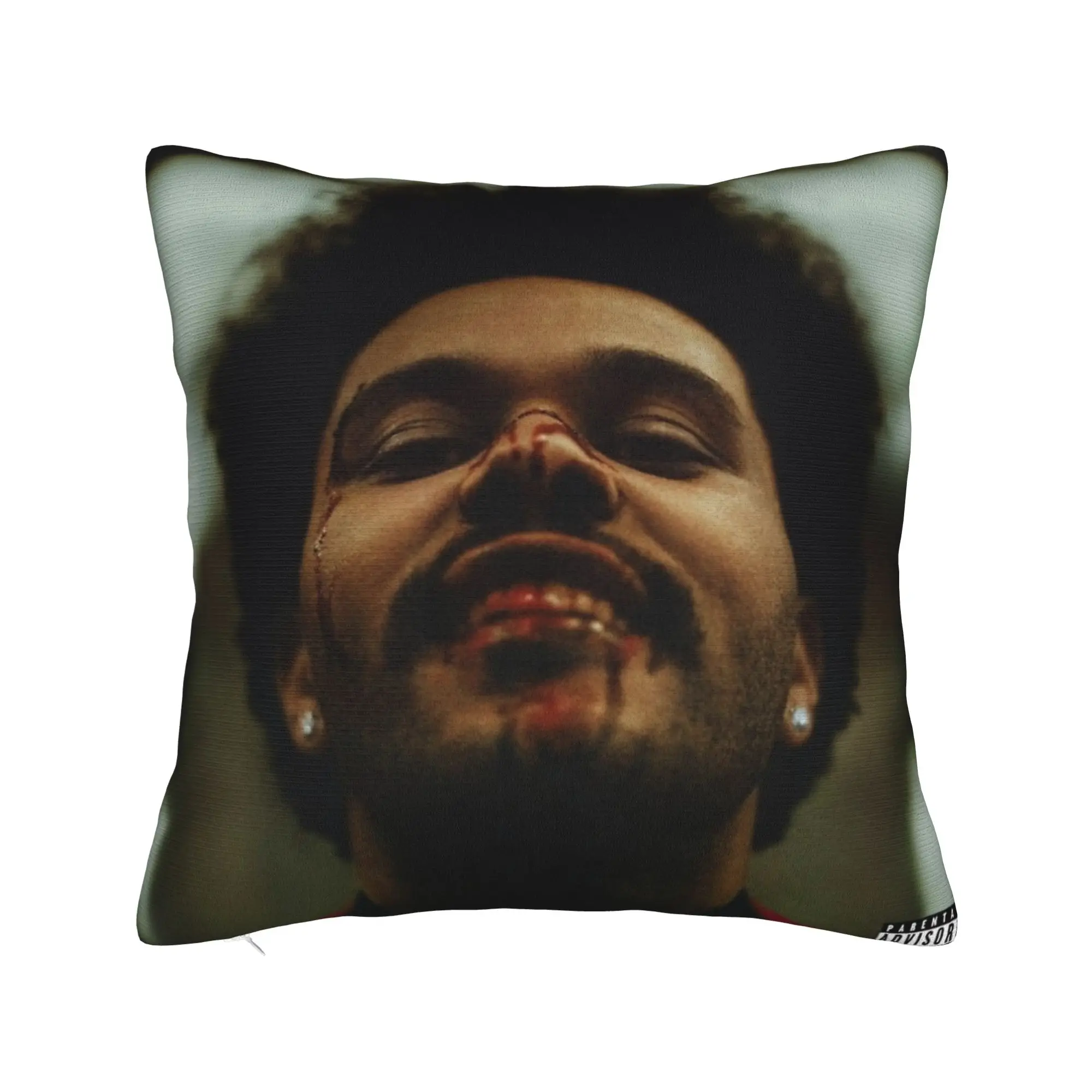 The Weeknds Rapper Singer Pillowcase Double-sided Printing Cushion Cover Decorative  Throw Pillow Case Cover Home Square
