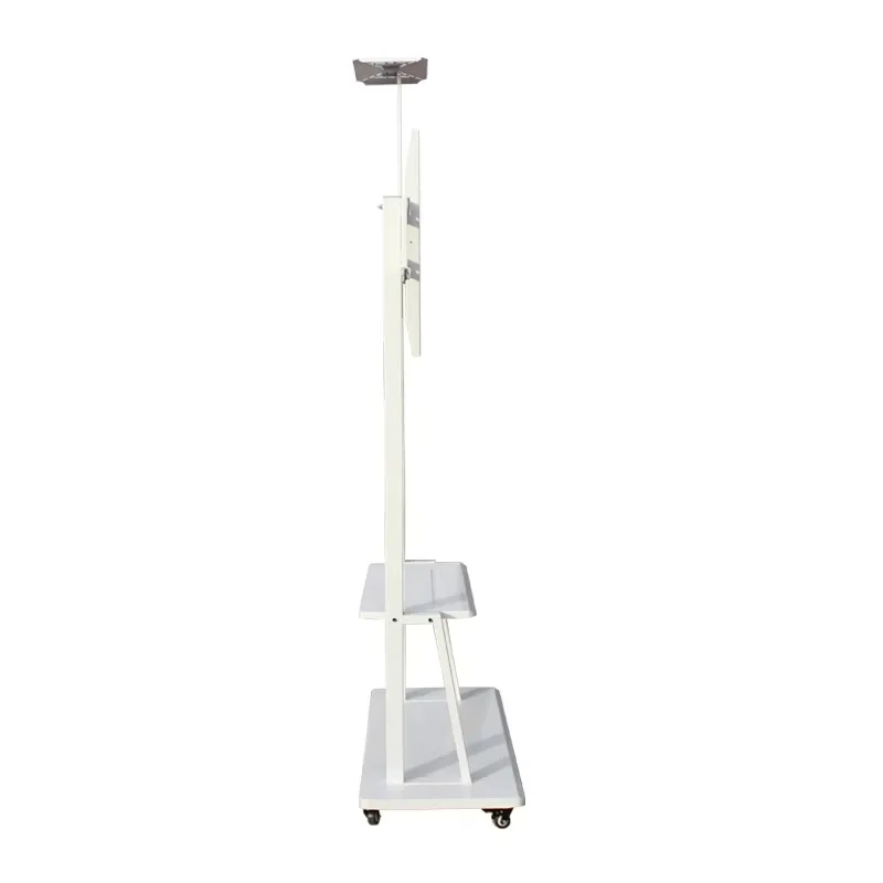2026 Universal Tv Conference Bracket Stand Economy TV Cart With Adjustable Poles For Tv Size 55