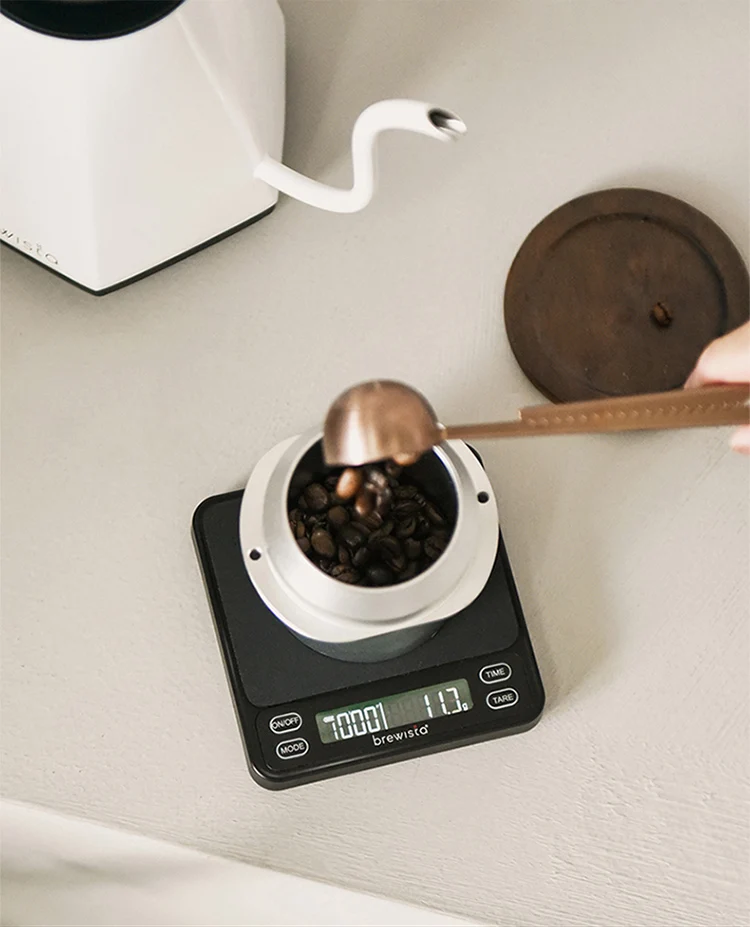 Smart Electronic LED Coffee Drip Scale, Multi-Mode, High Precision, Rechargeable