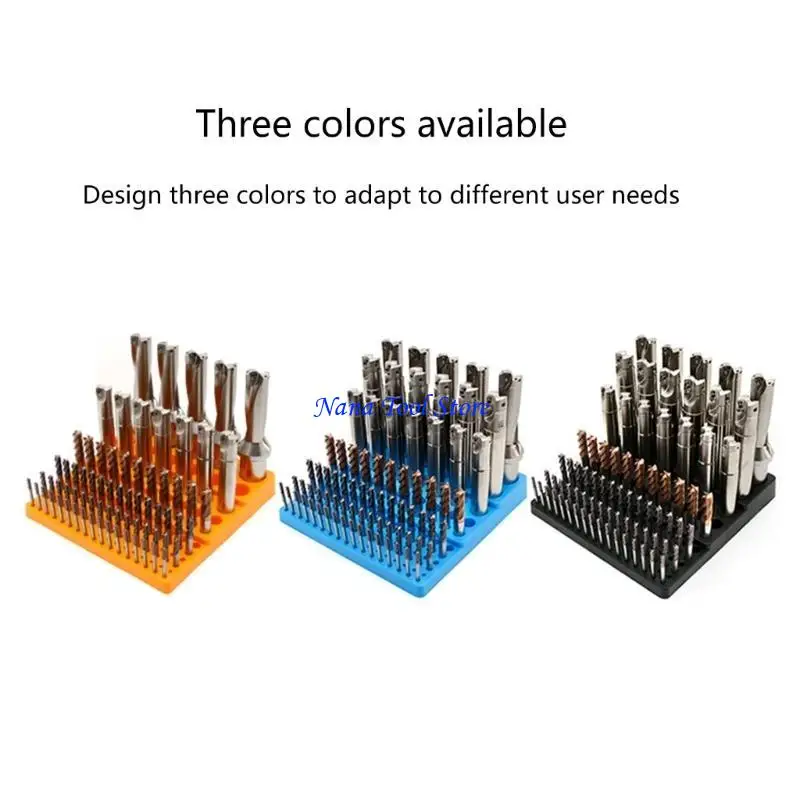 31GJ Plastic Drill Bit Endmill Storage Box for 4-32mm Milling Cutter Tool 131 Slot
