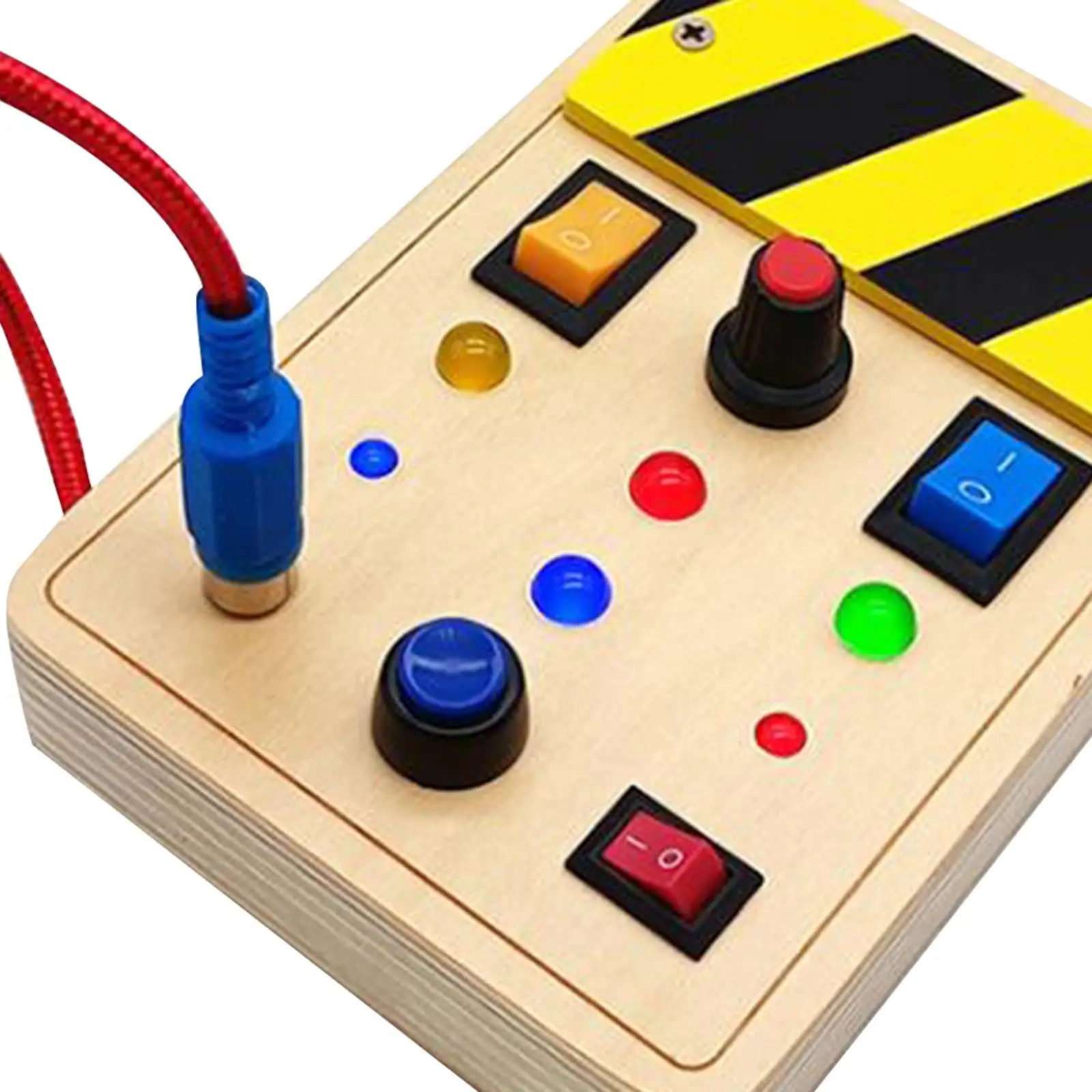 Activity Board with Toggle Switch, Montessori Learning Tool
