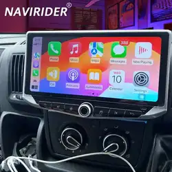 10.88inch Android 14 Qled Screen Multimidia Autoradio For FIAT DUCATO 2016 2017 2018 2022 Radio WIFI Bluetooth CarPlay GPS DSP