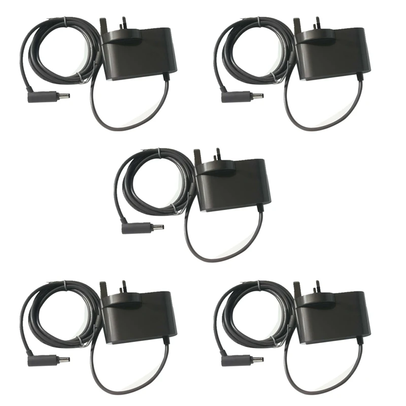 

5Pcs 1.85M Cable Line Charger Adapter For DYSON Robot Vacuum Cleaner V6 V7 V8 UK Plug