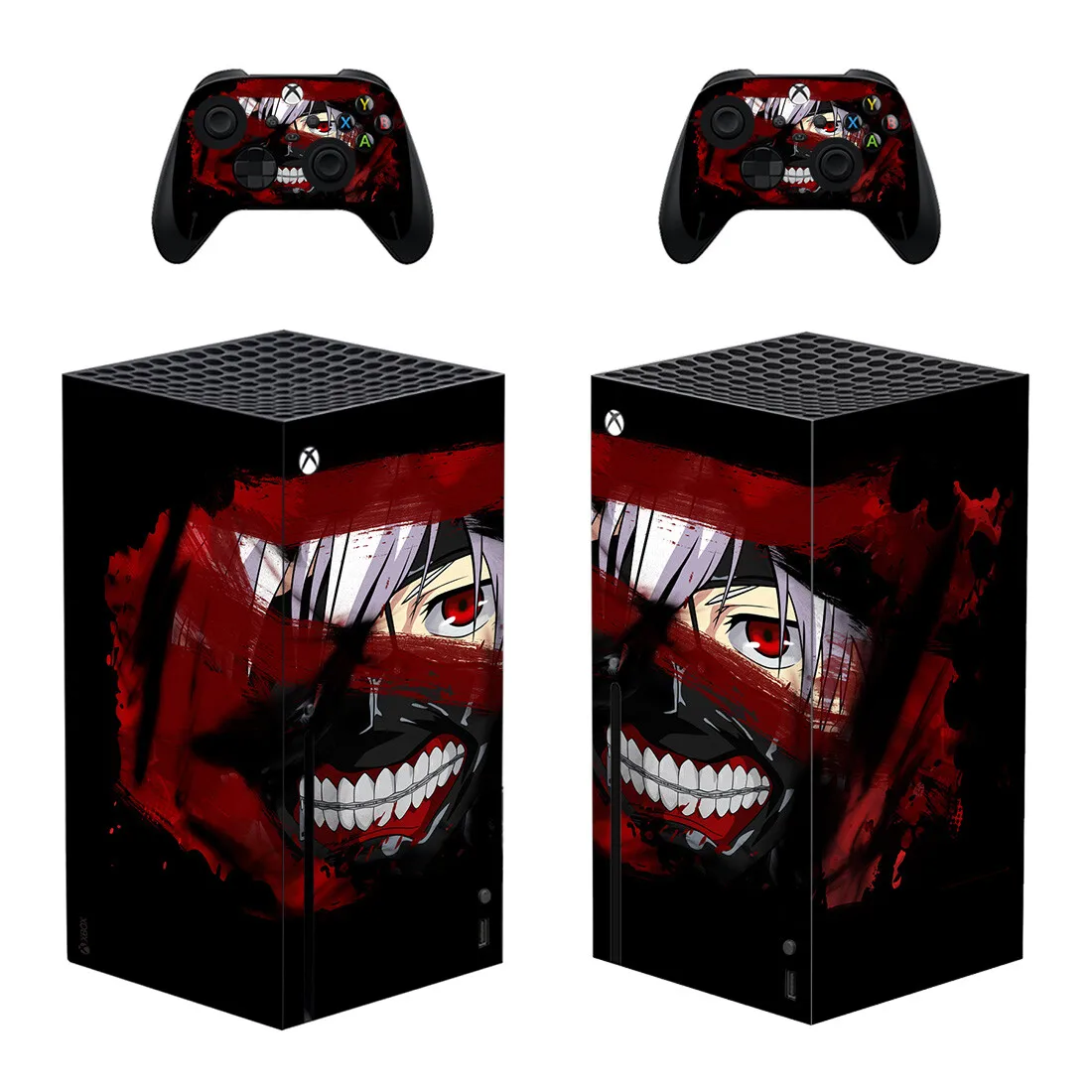 Rad Style Xbox Series X Skin Sticker for Console & 2 Controllers Decal Vinyl Protective Skins Style 1