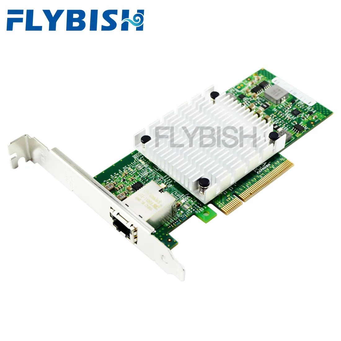 FLYBISH X520-T1 PCI-Ex8 10G single RJ45 port server network card Intel 82599 chip (Only 10g is supported)Comparable to x540 x550