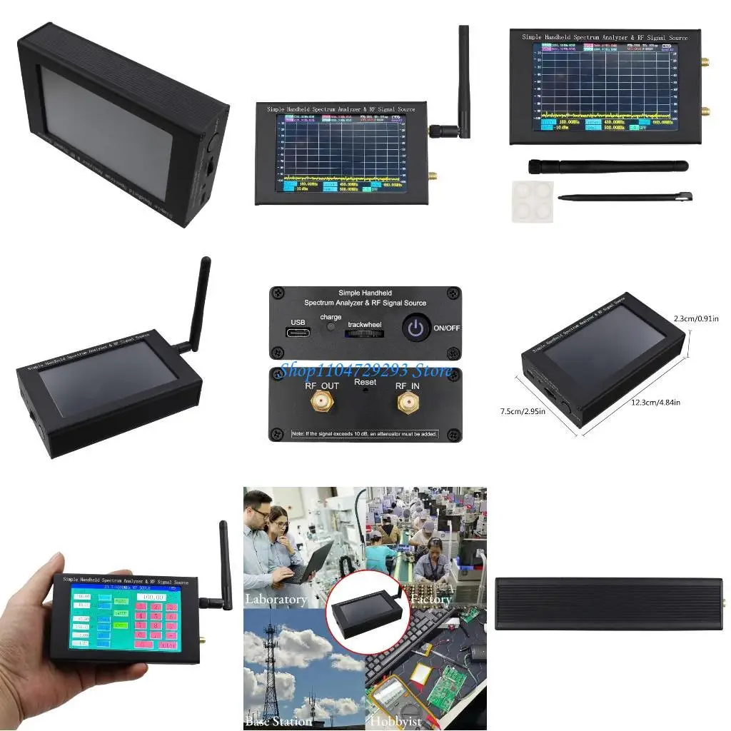 

Y2GD Spectrum Analyzers & Generator 4.3inch Screen 5000mAH Battery 35MHz-6000MHz RFInput,PC Control
