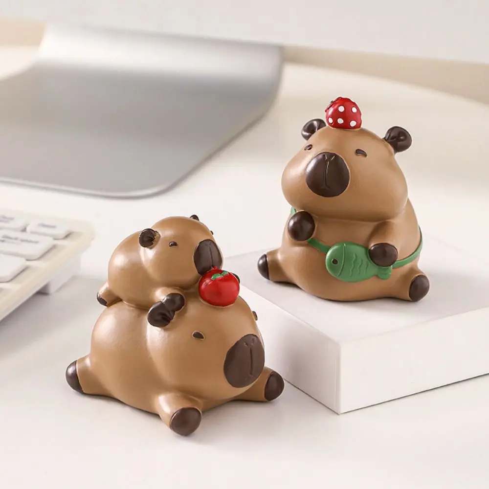 Animals Capibara Capybara Figure Toys Simulation Model Simulation Capibara Model Cartoon Figure Capybara Animals Figures