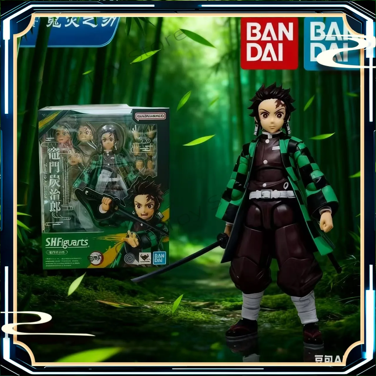 

В наличии Bandai S.H.Figuarts SHF Demon Slayer Kimetsu No Yaiba Kamado Tanjiro Rengoku Аниме Фигурка Модель