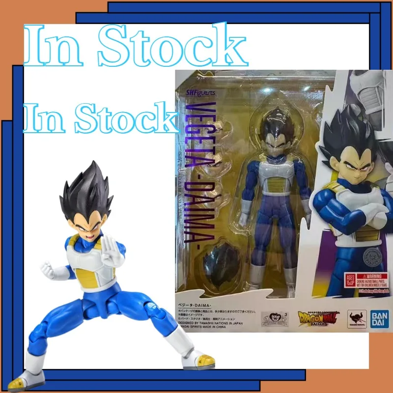 

In Stock BANDAI S.H.Figuarts SHF Vegeta Daima Dragon Ball Action Figures Desktop Decorations Exquisite Figures Model Toys