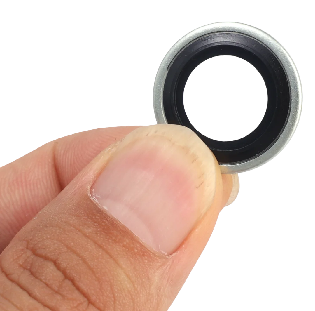Air Conditioning Seal Washer Replaceable Car Oil Pan Drain Gasket Drainage Bolt Pad Rubber Oil Drain Plug Gasket Assortment Kit