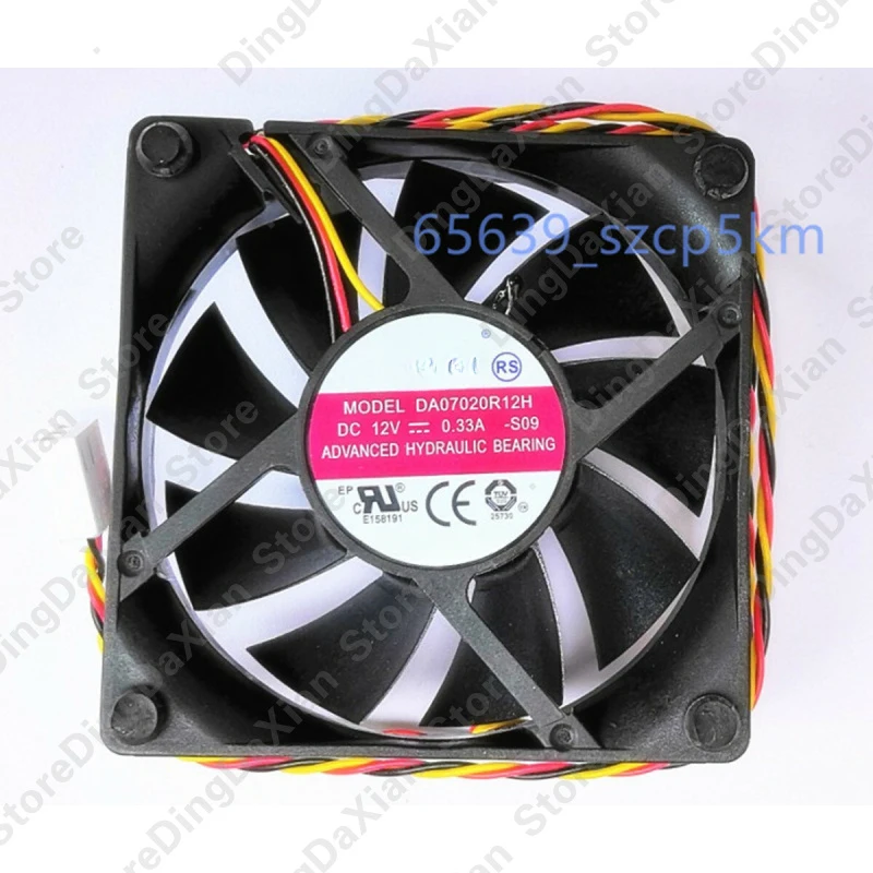 d NEW FOR AVC DA07020R12H DC12V 0.33A 70*70*20MM 7020 3-Pin Chassis Cooling Fan