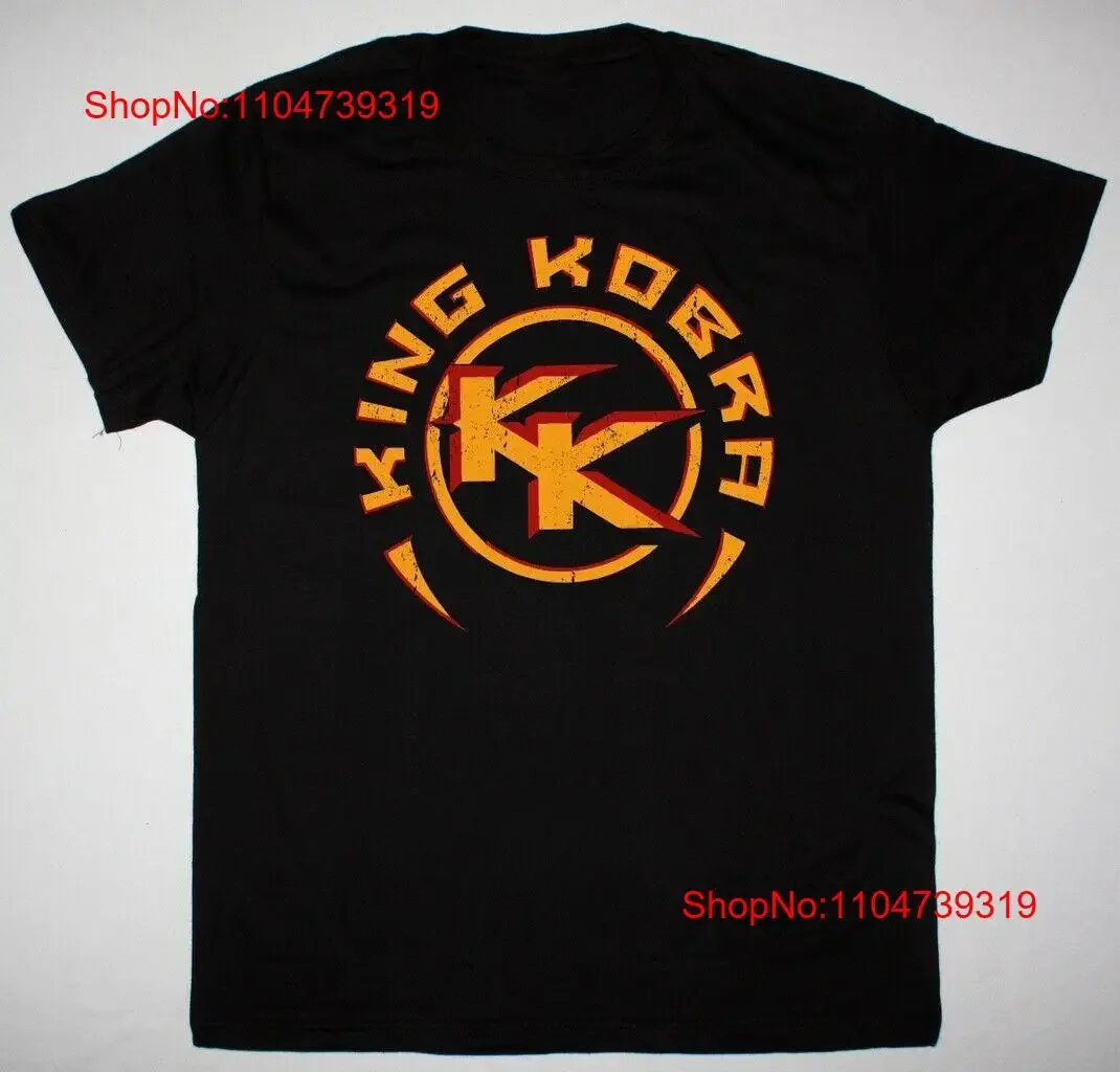 KING KOBRA LOGO NEW BLACK T SHIRT For Fan BL1181 vintage Washed Stretched designer clothes Comfortable fashion streetwear