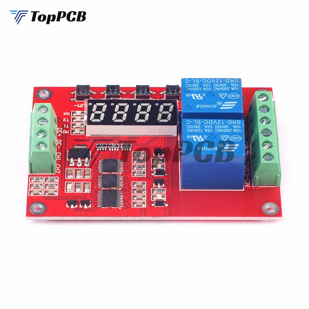 FRM02 Type 2 Channel 5v 12v 24v Time Relay Control Module