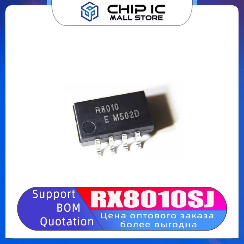 5PCS RX8010SJ R8010 8010 Patch SOP-8 Real-time Clock Module Chip IC New Original Stock