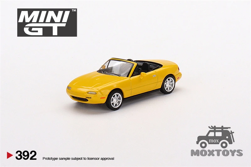 MINI GT 1:64 Eunos Roadster Sunburst /Mazda Miata MX-5  Diecast Model Car