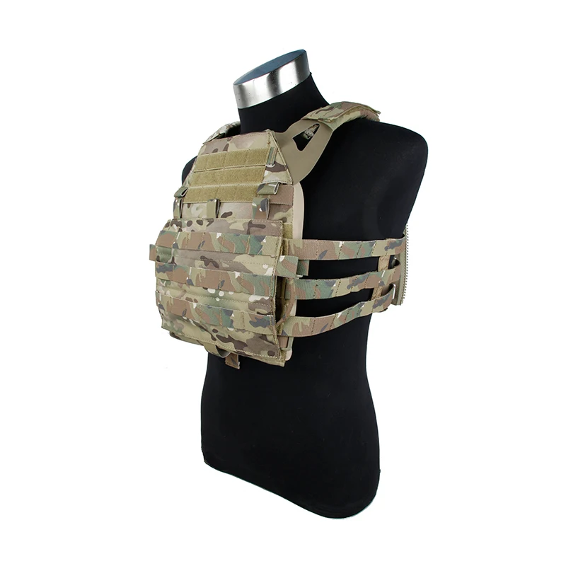 

Cork Gear Jungle Plate Carrier 2.0 Tactical Vest Fit Zip On Panel MC Multi Camo COG007