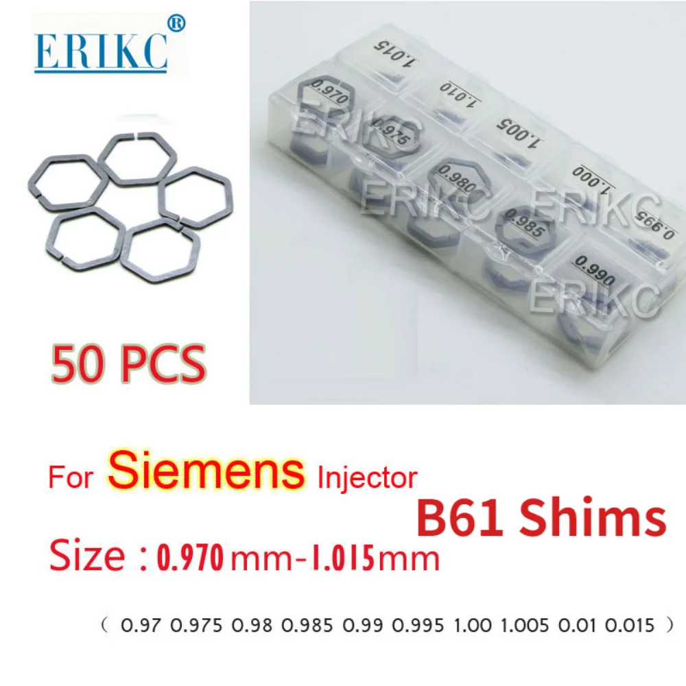 Shim B61 Accuracy 0.005mm Size 0.970-1.015mm for Siemens Injectors