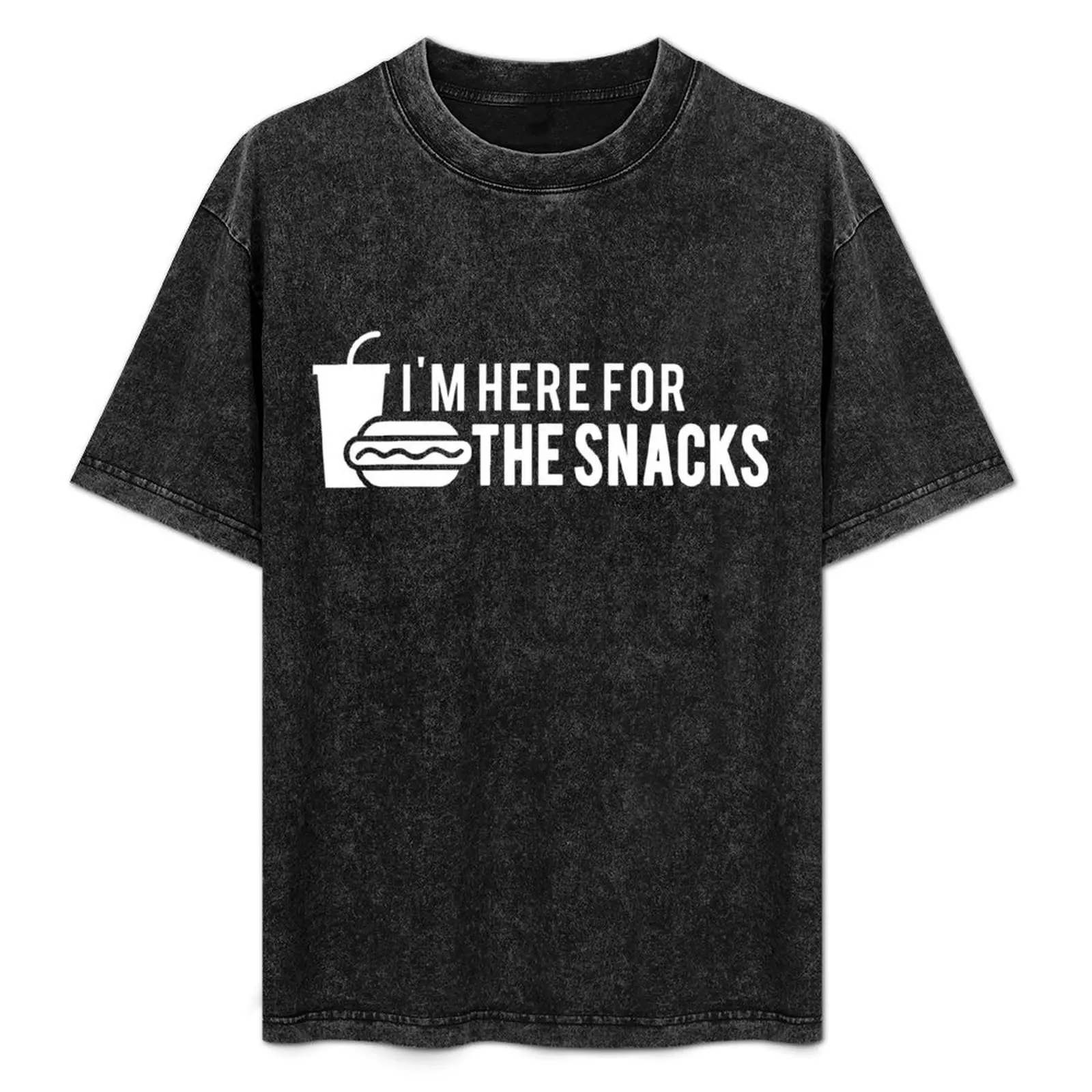 

I'm Here For The Snacks T-Shirt summer tops anime shirt blacks funny t shirts for men