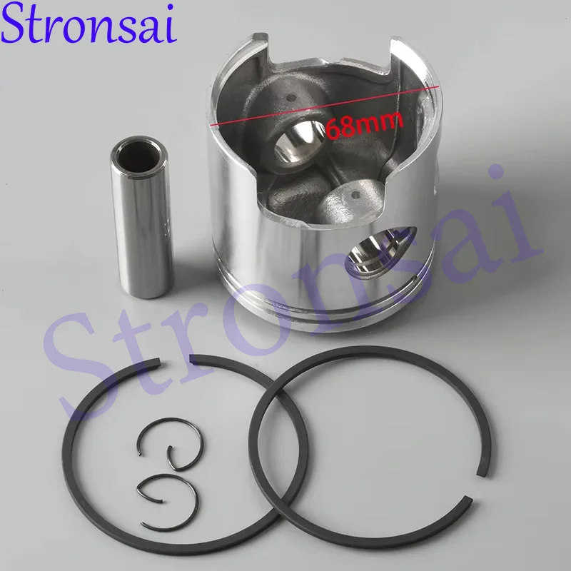 

346-00001 346-00011 Piston Set & Rings for Tohatsu Nissan Mercury 25HP 30HP 2T Outboard Engine Boat Motor Parts 346-00001-1