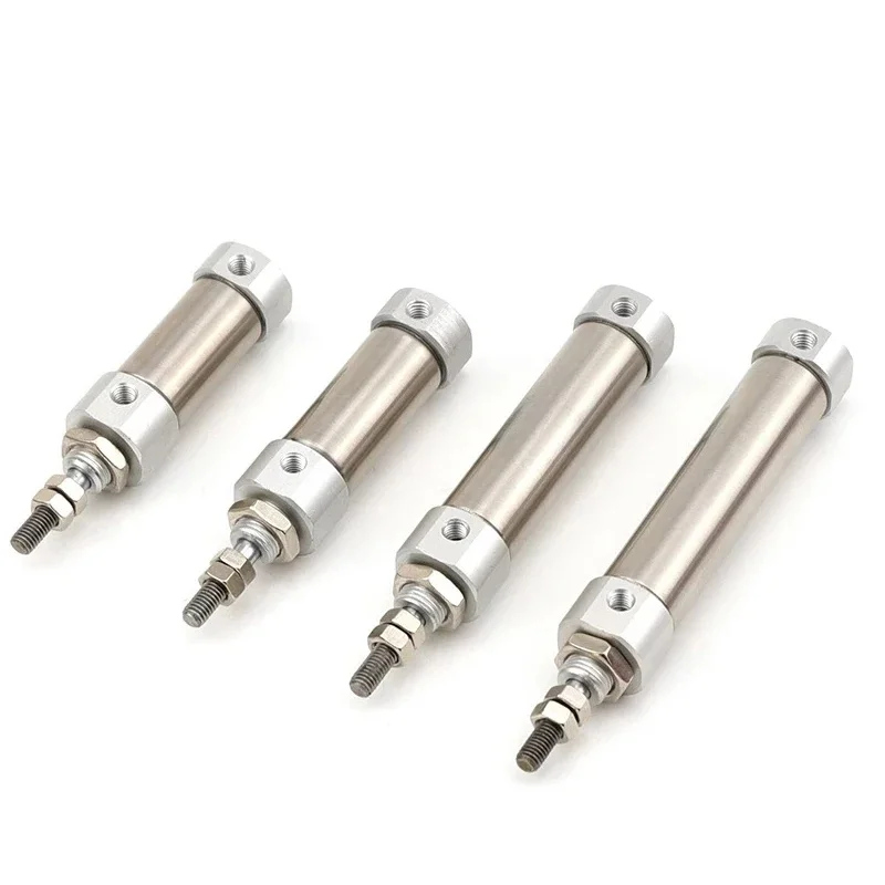 CDJ2B Double Acting Pneumatic Air Cylinder Mini Single Rod 10mm 16mm Bore 20mm 25mm 30mm Stroke CDJ2B10 CDJ2B16