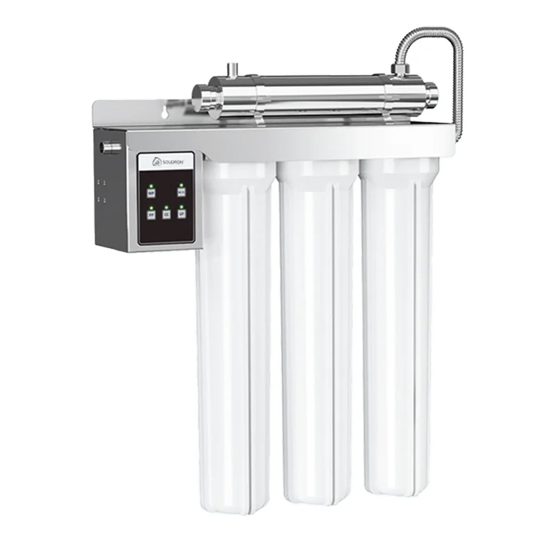 0.5 Tons/Hour Electric Four-Stage Commercial Household Ultrafiltration Water Purifier Wall-Mounted Tap Water Filter