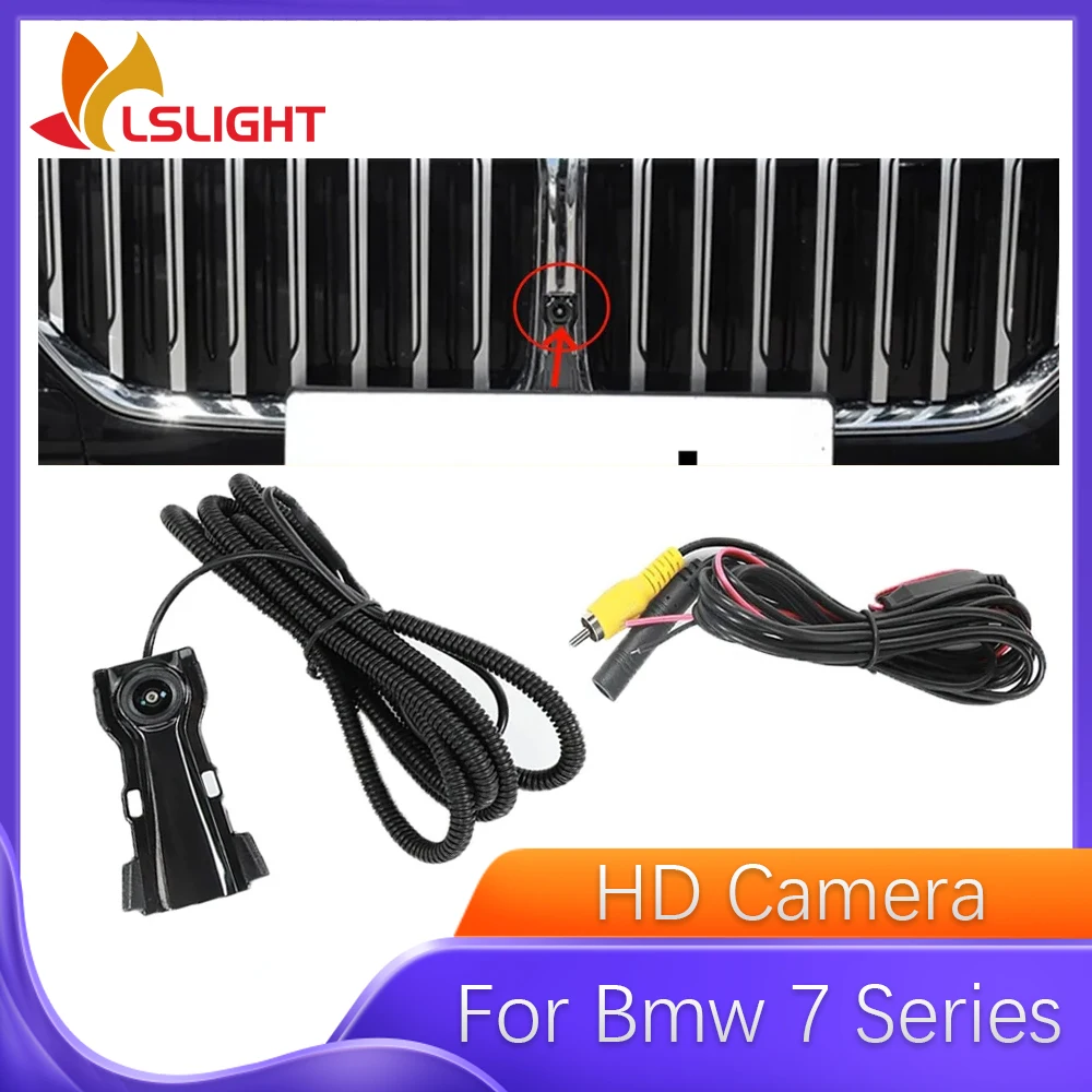 

OEM автомобильная камера переднего вида для BMW 7 серии 2019, HD, ночное видение, рыбий глаз, широкий угол 150 ° Система мониторинга парковки