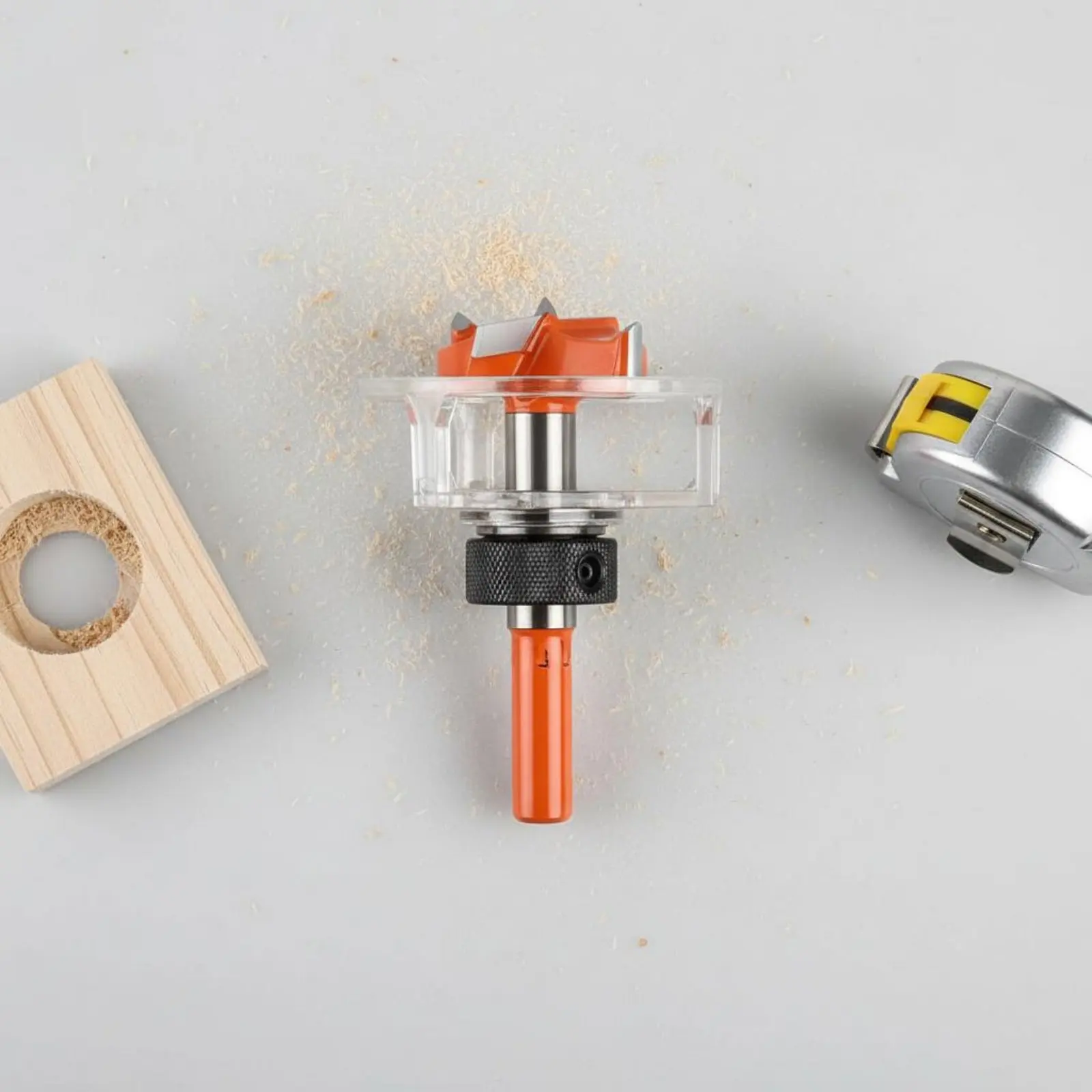 35mm Cup Drilling Jig Adjustable Positioning Cabinet Hinge Hole Cutter Woodworking Tool Self-Centering view 2