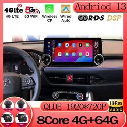 12.3 Inch For Toyota YARiS Cross 2024 Car Radio Double turn button Multimedia Player Navigation GPS Wireless Carplay 4G+5G WIFi