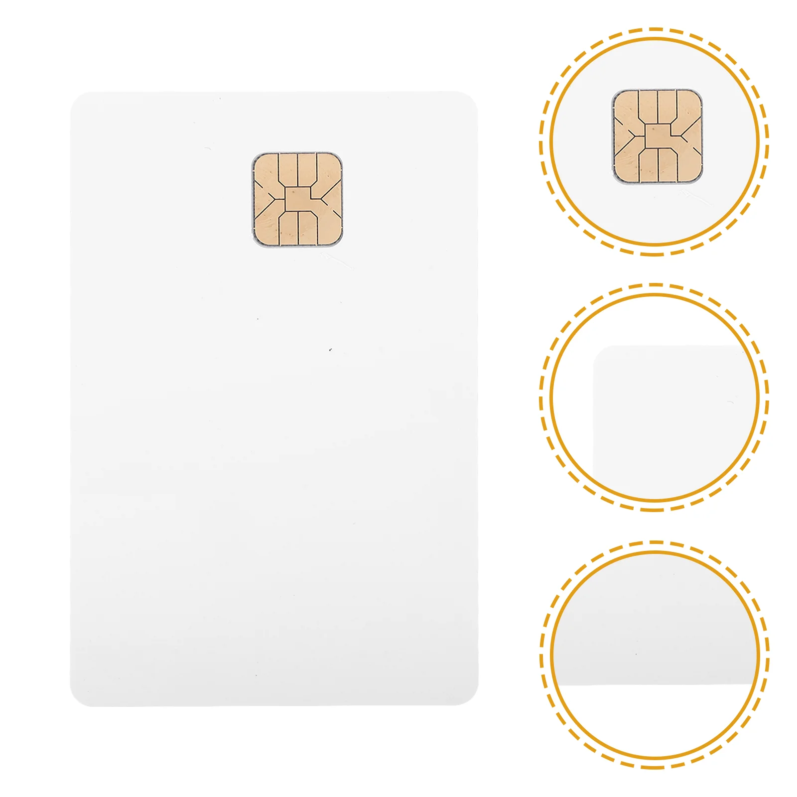 8pcs Blank Ic Cards White Cards with Chips Ic Card For Access Control System Blank Credit Cards With Chip