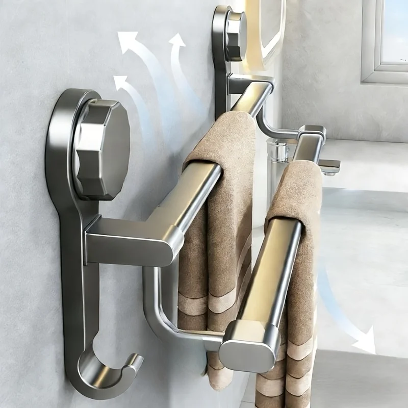 suporte-duplo-moderno-para-toalhas-40-50cm-sem-furos-organizador-de-banheiro-em-aco-carbono-reforcado