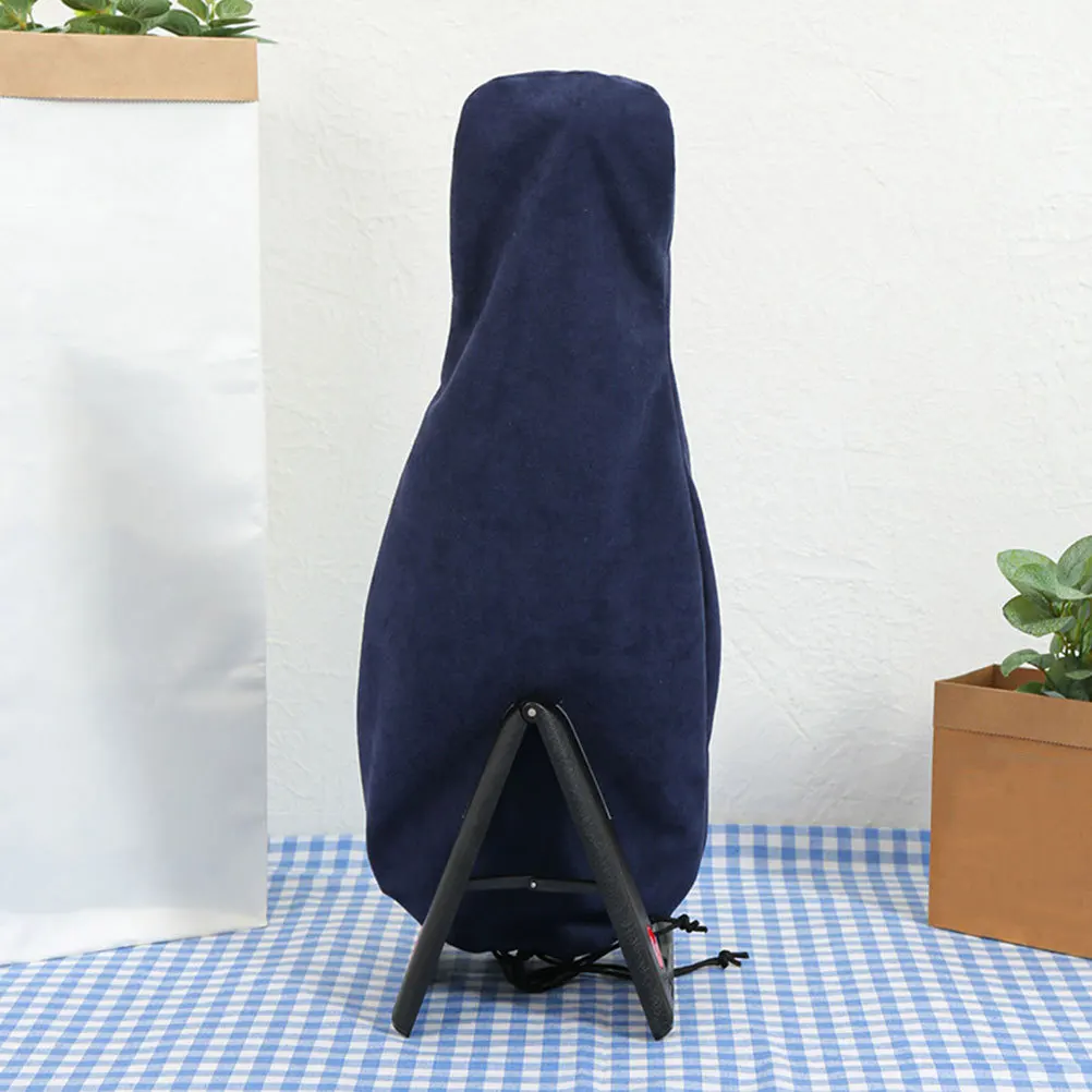 

1pc Violin Dust Cover Suede Fabric Thickened Scratch Resistant Protective Cover For Violin Accessory Decor Dark Blue