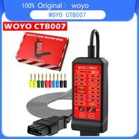 WOYO CTB007 CAN Tester Box 12V 24V OBD2 Breakout Box with 27/59in Cable for All Car Automotive Diagnostic Tool