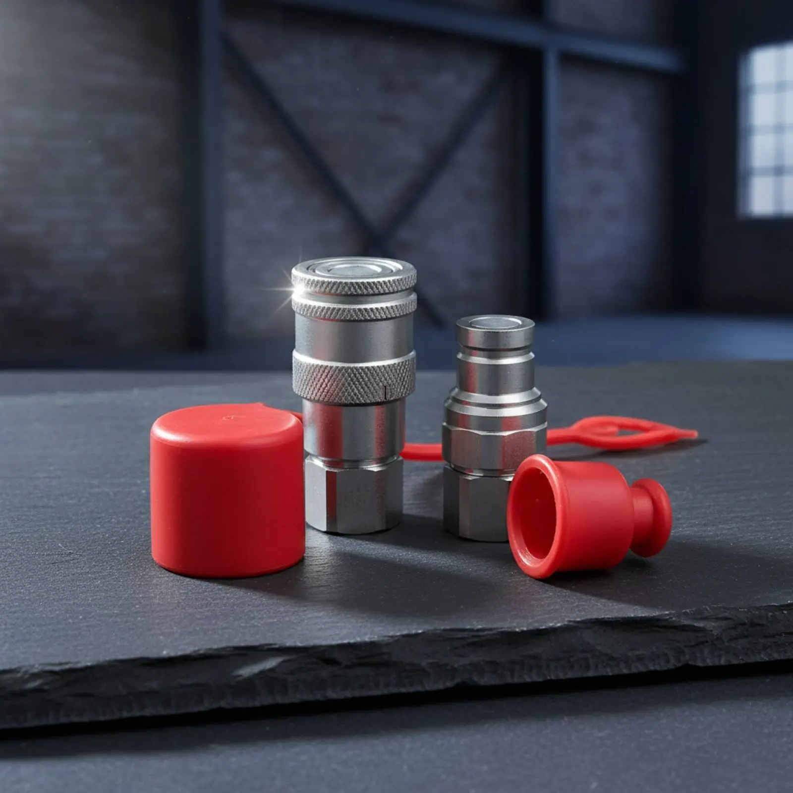 

Digger Quick Connector Leak-Resistant Flat Face Hydraulic Coupler Set Flat Face Hydraulic Coupling Corrosion-Resistant