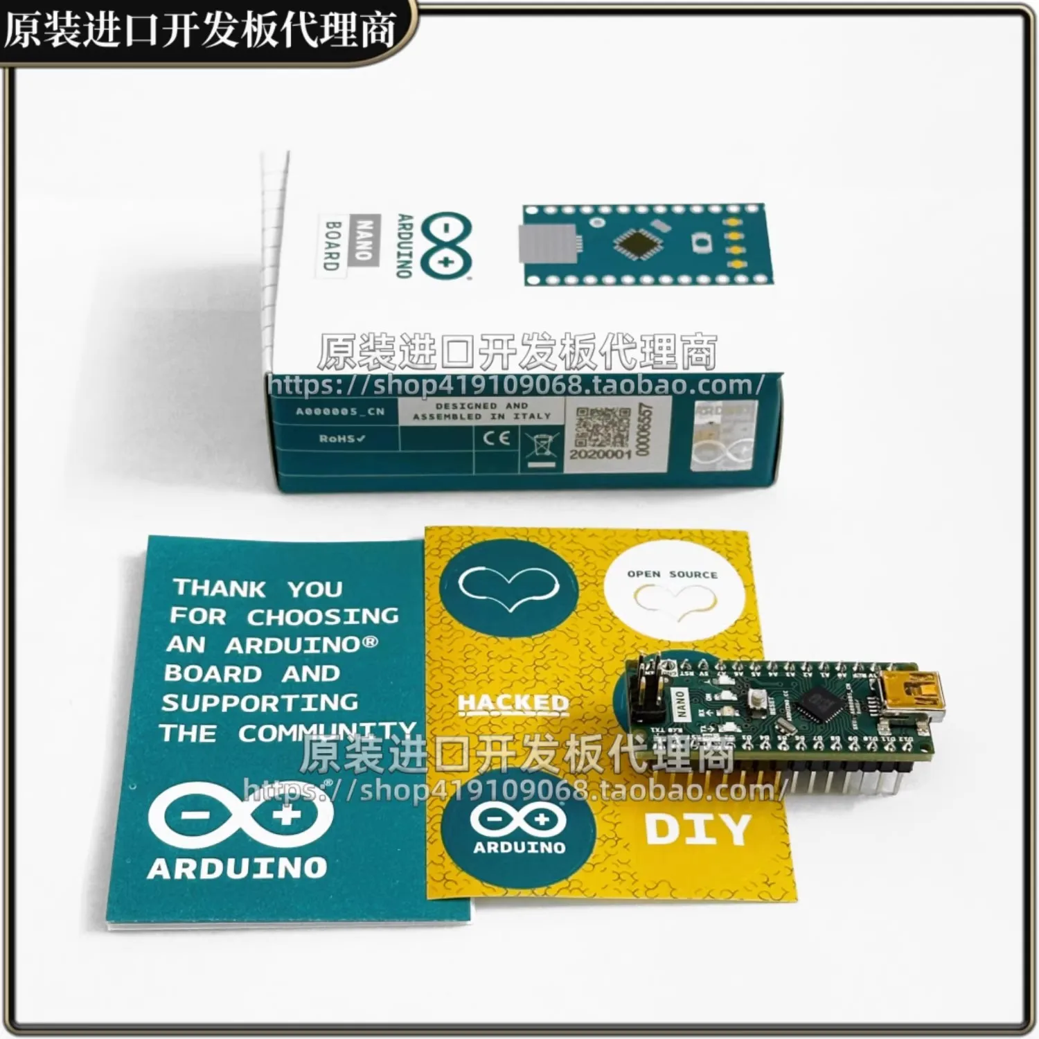スポット品-輸入-arduino-nano-a000005-atmega328-ミニマイクロコントローラ開発ボード