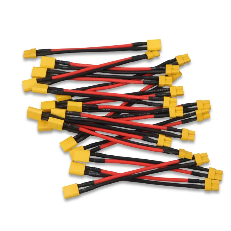 1/5pcs XT30 to XT30 Connector Adapter Male/Female Plug for RC FPV Quadcopter CineLog35 Drone Part 0CM 14AWG Silicone Wire Cable