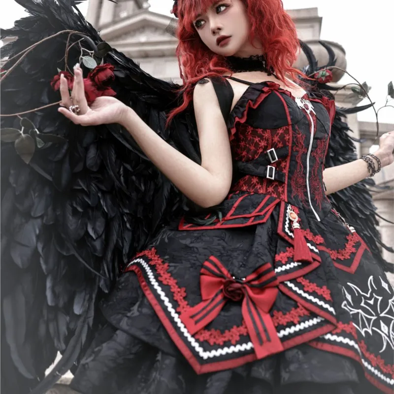 

Dark Fragrance Moving Gothic Style Dress