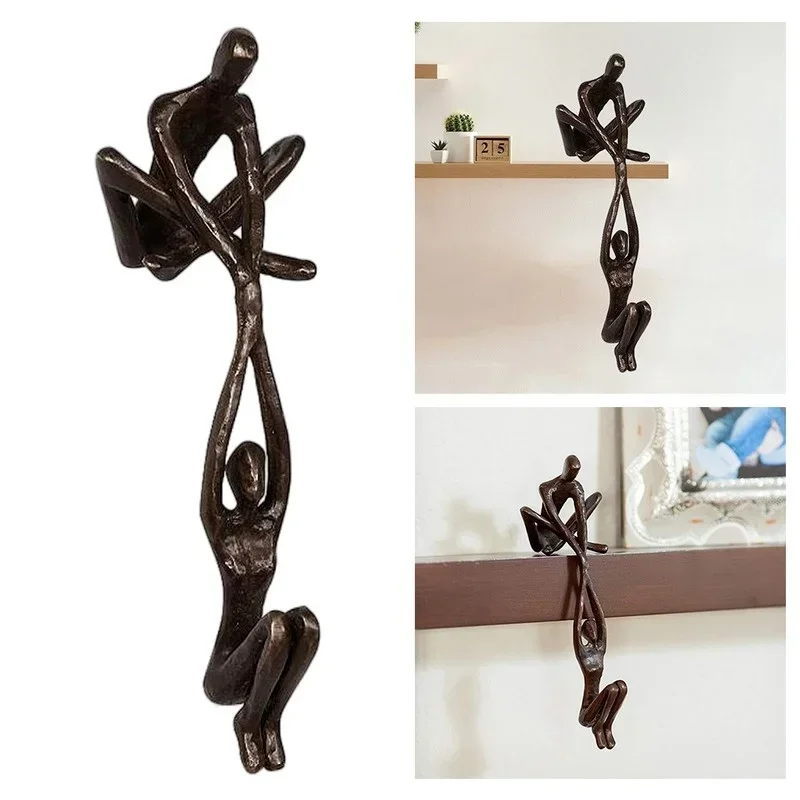 Mann Heben Frau Figur Kunst Statue Liebhaber Skulptur Ornament Hause Desktop Decor Tanzen Paar Skulptur Kunst Kreative Kunstwerk